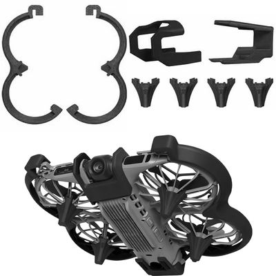 3 in 1 Anti-Collision Protection Guard Set for DJI Neo 2,Propeller Guard Protector + Gimbal Bumper Guard+ Landing Gear for DJI Neo 2 Drone,Drone Accessories,Black