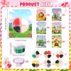 Capoda 18 Sets Valentine's Day Gifts Craft Kit Air Dry Clay Kits DIY Modeling Clay Valentines Art Crafts Set for Kids Party Favors School Prizes Classroom Exchange Gift Activities view 2