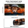 HGGJFLYX Playmat for MTG, 24x14 Inch for TCG Playmat with Non-Slip Rubber Base, Smooth Surface Stitched Edges, Magic Card Game Mat with Storage Bag, and Desk Mousepad, Flower Cow view 2