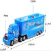 Iridety Movie Car Die-cast Vehicles Toys Set for Boy Gifts (Blue) view 2