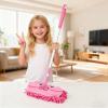 Mini - Kids Rotating Cleaning Toy for Imaginative Play | Adjustable Telescopic Design with Lightweight Soft Mop Head & Interactive Features for Children Preschool Learning Chores Indoor Fun view 3