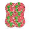 Sletend Watermelon Muslin Burp Cloths for Baby Boys and Girls - 2-Pack Ultra Absorbent Muslin Washcloths, Newborn Towel, Milk Spit Up Rags, Burp Cloth Bibs, 22 x 11 Inch view 1