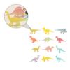 MERRYHAPY 12PCS Luminous Small Dinosaur Model Plastic Glow-in-The-Dark Figures for Educational Play Birthday Party Decorations and Collectible Fun view 3