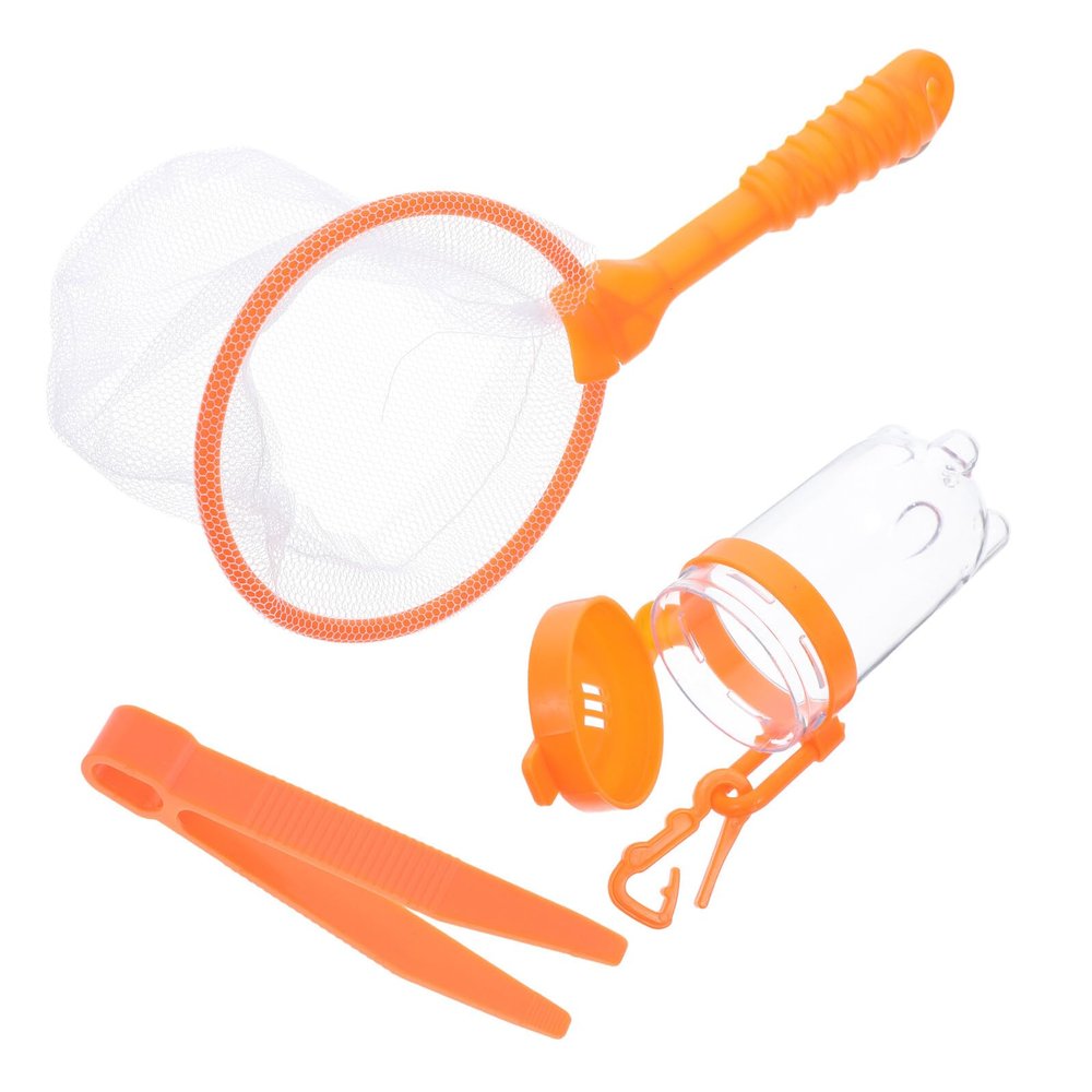 Beaupretty Outdoor Bug Catcher Kit with Net Magnifier and Tweezers for Nature Exploration Scientific Learning and Family Adventure Educational Vacuum Catching for Boys