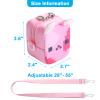 Beautyflier Travel Carrying Case for Bitzee Interactive Toy Digital Pet, Portable Storage Bag for Bitzee Virtual Electronic Pets, Protective Case with Adjustable Strap, Bag Only (Pink) view 3