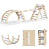 CMFYDAILY Pikler Triangle Set (Blue, Pink, Purple, Yellow, Green, Orange) view 1