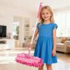 Kids Interactive Dust Mop, Motor Skill Development, 21x11cm, Role Play Cleaning Set, Educational Dust Mop, Adjustable Handle, for Boys, Girls, Education, Household, Kitchen view 2