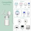4pcs Breast Milk Storage Bottles 6oz/180ml Compatible with Spectra S1 S2 9 Plus,Motif Luna/Ameda MYA/Bellababy Pumps, Wide-Neck Collection Bottle Container for Fridge, Pumping Bottles view 2