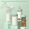 4pcs Breast Milk Storage Bottles 6oz/180ml Compatible with Spectra S1 S2 9 Plus,Motif Luna/Ameda MYA/Bellababy Pumps, Wide-Neck Collection Bottle Container for Fridge, Pumping Bottles view 4