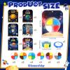 Capoda 18 Sets Outer Space Air Dry Clay Kit for Kids Space Craft Kit Gifts DIY Modeling Clay Art Crafts Set for Kids Party Favors School Prizes Classroom Exchange Gift Toys Fun Activities view 2