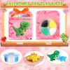 Capoda 18 Sets Valentine's Day Gifts Craft Kit Air Dry Clay Kits DIY Modeling Clay Valentines Art Crafts Set for Kids Party Favors School Prizes Classroom Exchange Gift Activities view 3