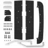 RCLIONS 1set Carbon Fiber Front&Rear Splitter,Chassis Widening Side Skirts for ARRMA Infraction BLX 3S 1/8 Racing Car Upgrade Parts (Silver) view 2