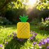 2PCS 3D Printed Fidget Pineapple Toys, Make a Sound Flexible Desk Fidget Worm Toy for Stress Relief, Boys Girls Kids Adults Birthday Gift Party Favors Stress Toys (3.15in) view 3