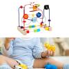 Bead Maze Toy Educational Activity Game Gift Fine Motor Skills Develop Math Skills Puzzle Beads Colorful Roller Coaster Toy view 2