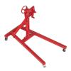 HUIOP RC Engine Flip Bracket, 360 Rotation Crane Hanger Stand Universal Decoration for 1/10 RC Vehicles, A Lifelike Aluminum Alloy RC Engine Maintenance Hanger with Strong Lifting view 2