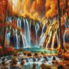 1000 Piece Jigsaw Puzzles Adults Man in A Red Jacket is Taking A Picture of A Waterfall Fun Puzzle Educational Family Game Adults Home Decoration Colorful Puzzle Gifts view 1