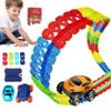 Anti Gravity Race Track with Car, Defy Gravity, 360 Electric Climbing Car Race Tracks with Lights, Flexible Race Track, Multicolor Glow in The Dark Race Car Track Set (46pcs) view 1