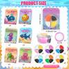 Capoda 18 Sets Valentine's Day Gifts Craft Kit Air Dry Clay Kits DIY Modeling Clay Valentines Art Crafts Set for Kids Party Favors School Prizes Classroom Exchange Gift Activities view 2