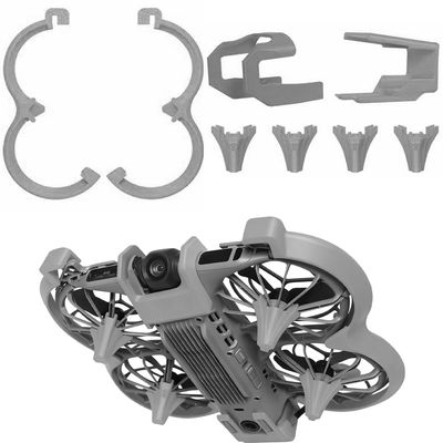 3 in 1 Anti-Collision Protection Guard Set for DJI Neo 2,Propeller Guard Protector + Gimbal Bumper Guard+ Landing Gear for DJI Neo 2 Drone,Drone Accessories,Grey