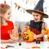 Gcroet 24Pcs Jumping Toys 6 Expressions Spring Launchers Toys Novelty Pumpkin Head Halloween Party Favors Halloween Bulk for Kids Treat or Trick, Party and Prizes... view 3