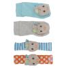 Aqur2020 Baby Rattle Socks, Cartoon Octopus Shape, 4 Pack, Soft Plush Material, Adjustable Fit, for Newborns and Toddlers view 1
