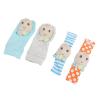 Aqur2020 Baby Rattle Socks, Cartoon Octopus Shape, 4 Pack, Soft Plush Material, Adjustable Fit, for Newborns and Toddlers view 2