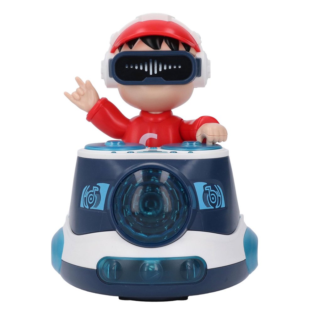 Aqur2020 Musical Baby Toy with Universal Wheel, Bouncing DJ Toy, ABS Material, Blue, Electric Music Experience