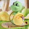 Luwecf Crawling Toy,Dinosaur Wobble Toy, Time,Educational,Developmental,Early Learning for Boy Girl Boys Girls, Green view 2