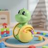 Luwecf Crawling Toy,Dinosaur Wobble Toy, Time,Educational,Developmental,Early Learning for Boy Girl Boys Girls, Green view 4