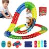 Anti Gravity Race Track with Car, Defy Gravity, 360 Electric Climbing Car Race Tracks with Lights, Flexible Race Track, Multicolor Glow in The Dark Race Car Track Set (92pcs) view 1