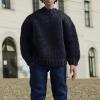 1/12 Male Action Figure Sweater Long Sleeved Miniature DIY Doll Dress up Casual 6 inch Doll Clothes Sweatshirt, Dark Gray view 3