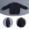 1/12 Male Action Figure Sweater Long Sleeved Miniature DIY Doll Dress up Casual 6 inch Doll Clothes Sweatshirt, Dark Gray view 4