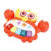 Aqur2020 Multifunctional Luminous Baby Piano Toy, Crab Shaped Musical Instrument for Toddlers, Hand-Eye Coordination Development, Portable Keyboard Toy view 2