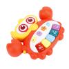 Aqur2020 Multifunctional Luminous Baby Piano Toy, Crab Shaped Musical Instrument for Toddlers, Hand-Eye Coordination Development, Portable Keyboard Toy view 4