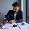 3D Printed Expanded Sensory Fidget Star, Stress Relief Colorful Spinning Tower Toy, Fractal Fidget Hexagon with Handles for Office Desks, Perfect for Holiday Christmas(Purple-Gold,6.9in) view 2