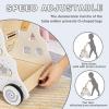 HUZU Wooden Baby Walker with Wheels, Montessori Push and Pull Activity Center for Toddlers, Adjustable Height & Speed, Learning Toy for 6-12 Months 1-3 Years Old Boys and Girls (Nature Wood) view 3