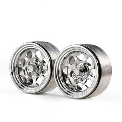 4pcs 1.9" Metal Hub G08 Realistic Vintage Electroplated Rim for 1/10 RC Tape Car SCX10 TRX-4 TRX-6