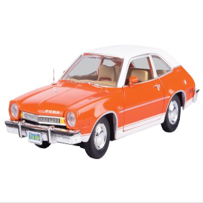 1974 Pinto Orange with White Top Forgotten Classics Series 1/24 Diecast Model Car by Motormax 79044OR