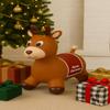 Christmas Reindeer Hopper Toy (toddler, 18+ months, 2 year old, 3 year old, 4 year old) | indoor and outdoor Play | ride on bouncy holiday / Xmas toy for kids | cool Christmas gift for boys and girls view 3