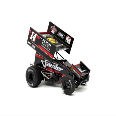 Winged Sprint Car #14 Spencer Bayston Four CCCC's Construction - Sander Jason Meyers Racing (2025) 1/18 Diecast Model Car by Acme A1825007