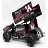 Winged Sprint Car #14 Spencer Bayston Four CCCC's Construction - Sander Jason Meyers Racing (2025) 1/18 Diecast Model Car by Acme A1825007 view 3