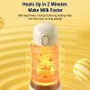 Portable Milk Warmer, 50W Fast Heating Bottle Warmer with 500ml Capacity, Cordless Rechargeable Design, Constant Temperature, for Travel Outdoor Feeding view 2