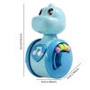 DYNWAVE Dinosaur Wobble Toy Infant Crawling Toy,Creative,Sensory,Portable Developmental for 0-3 Years, Blue view 2