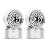 1. 9" CNC Aluminum Multi Spoke Wheels W1902 Compatible With 1 10 Scale RC Crawler Cars(Chrome) view 1