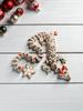 3D Printed Christmas Themed Sugar Cookie Dragon, Fantasy Gift, Cinderwings (24") view 4