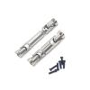 AQWBTYD Compatible with FMS for FCX24 for Camel D110 1/24 Rc Car Upgrade Modification Accessories Parts Metal Drive Shaft RC Car DriveShafts view 2