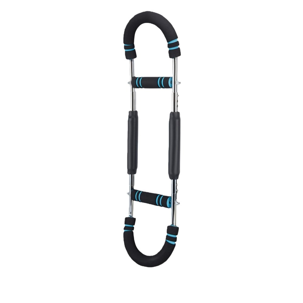 YOLYAO Home Fitness Equipment for Men: Adjustable Stretching arm Strength bar, Back and Chest Muscle Trainer(Black-Blue)