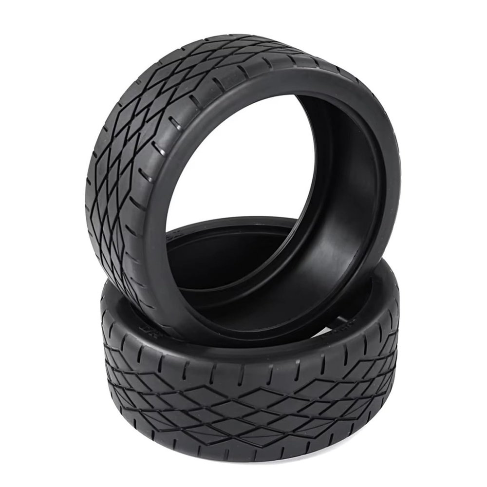 RC Tires Tyres Wheels Compatible with Rovan F5 for MCD XS-5 1/5 Scale RC Cars Upgrade Part Accessory 2PCS Rubber Wheel Tyre Parts Tires Skin Set