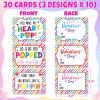 30PCS Heart Pop Fidget Keychain Valentines Day Cards for Kids School Classroom Valentine Day Exchange Gifts Pop Sensory Stress Toys for Toddlers Boys Girls Party Favors Goodie Bags Stuffers Treat Bulk view 4