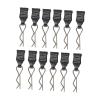 DYNWAVE 12Pcs RC Cars Body Clips Pins RC Cars Parts Upgrade Replace Spare Parts DIY Accessory R Pins for H16H 14303 16210 16209 H16E view 1